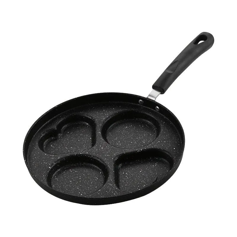 1 Stück antihaftbeschichtete Gusseisen-Bratpfanne für Eier und Pfannkuchen – spülmaschinenfest und kompatibel mit Gas- und Induktionskochfeldern – perfekt für die Küche zu Hause