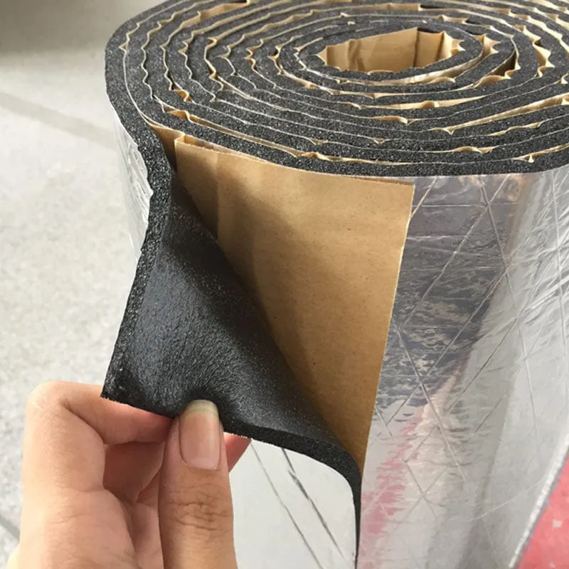 200 * 50 cm 5/7 / 10 mm Auto-Schalldämmmatte, Proofing Deadener Wärmeschalldämmung Dämmmatte Haube geschlossenzelliger Schaumstoff Zubehör