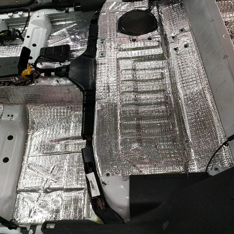200 * 50 cm 5/7 / 10 mm Auto-Schalldämmmatte, Proofing Deadener Wärmeschalldämmung Dämmmatte Haube geschlossenzelliger Schaumstoff Zubehör