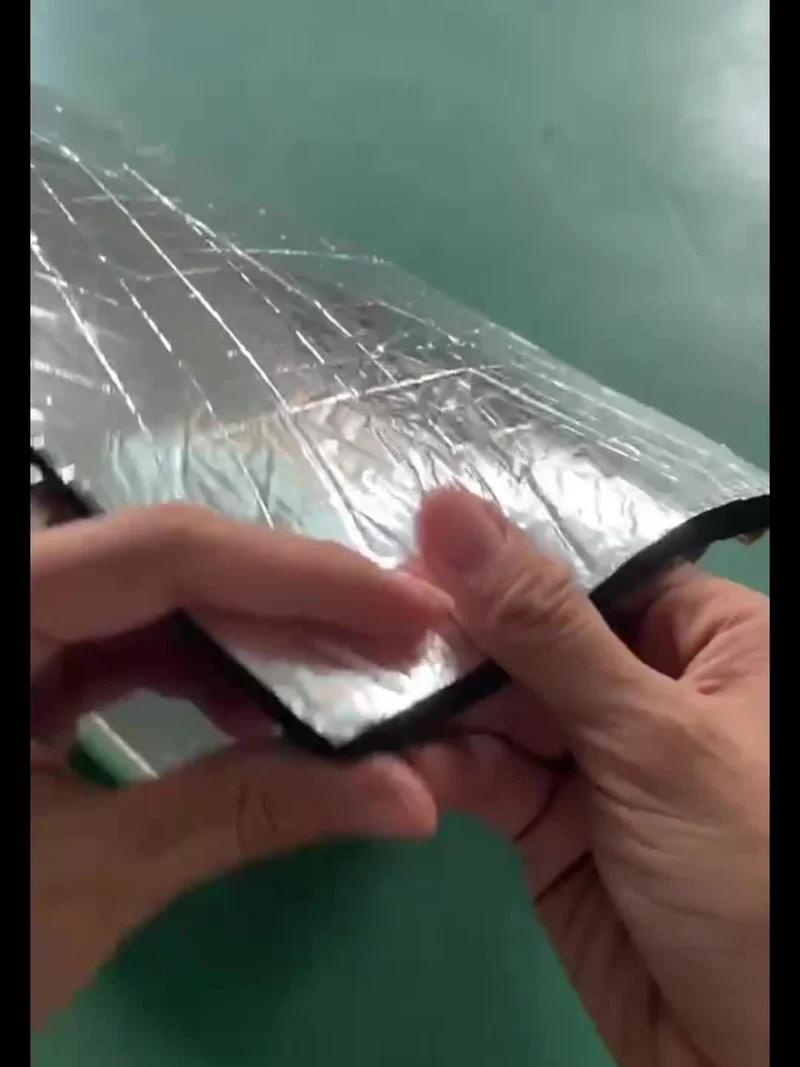 200 * 50 cm 5/7 / 10 mm Auto-Schalldämmmatte, Proofing Deadener Wärmeschalldämmung Dämmmatte Haube geschlossenzelliger Schaumstoff Zubehör