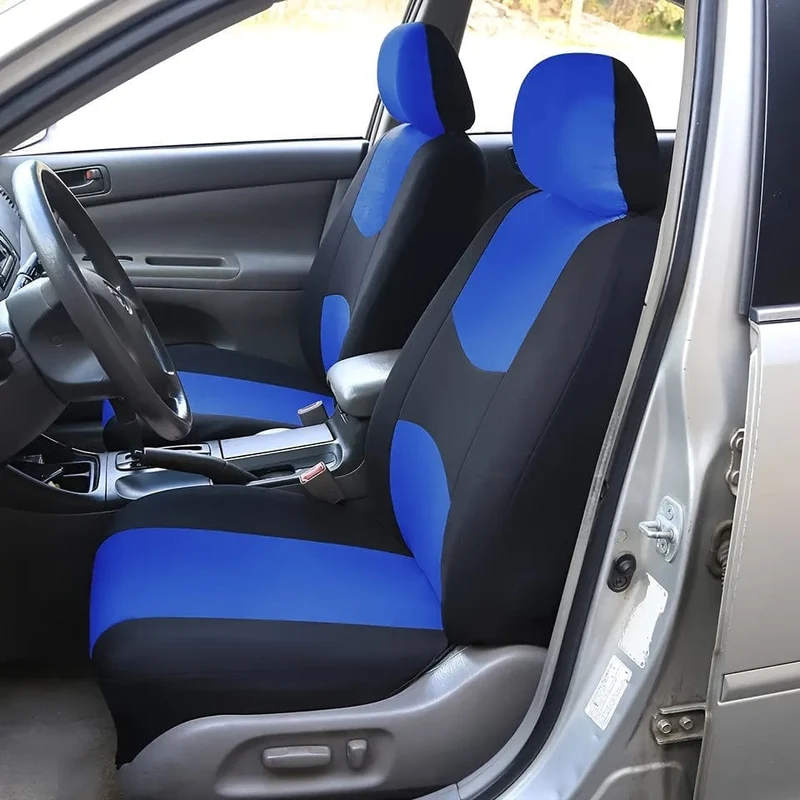 Werten Sie den Innenraum Ihres Autos mit einem universell passenden 5-Sitzer-Autositzbezug-Set aus Polyester auf