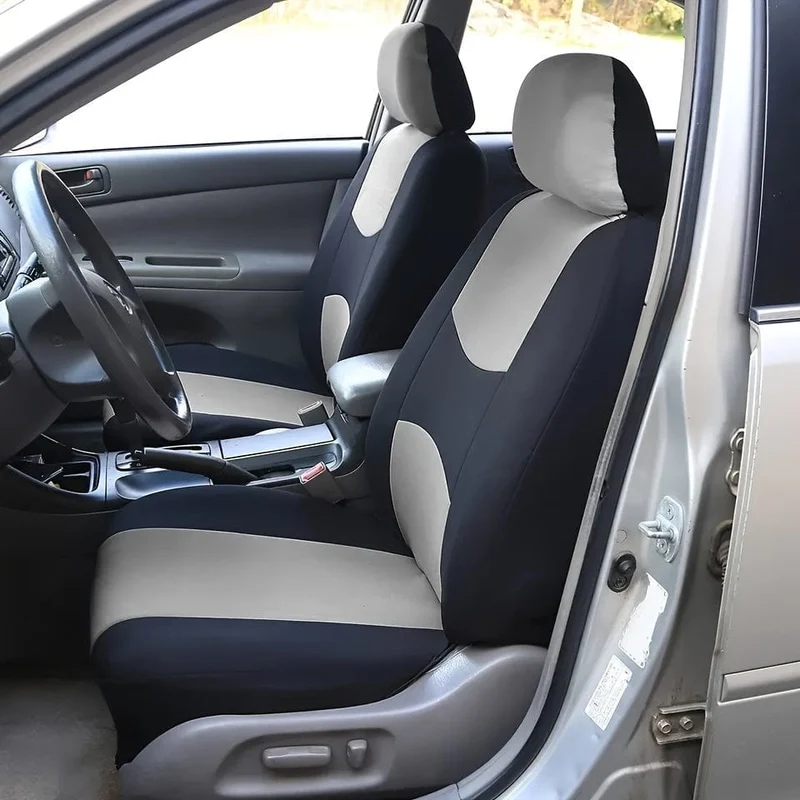 Werten Sie den Innenraum Ihres Autos mit einem universell passenden 5-Sitzer-Autositzbezug-Set aus Polyester auf