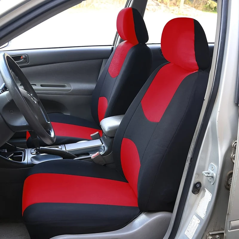 Werten Sie den Innenraum Ihres Autos mit einem universell passenden 5-Sitzer-Autositzbezug-Set aus Polyester auf