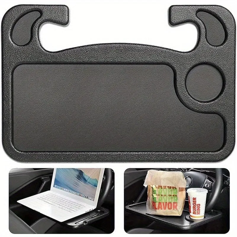 Erleichtern Sie das Fahren mit dem multifunktionalen Auto-Lenkrad-Tabletttisch Lenkrad-Aufbewahrungsregal Aufbewahrungsbrett Kartentisch