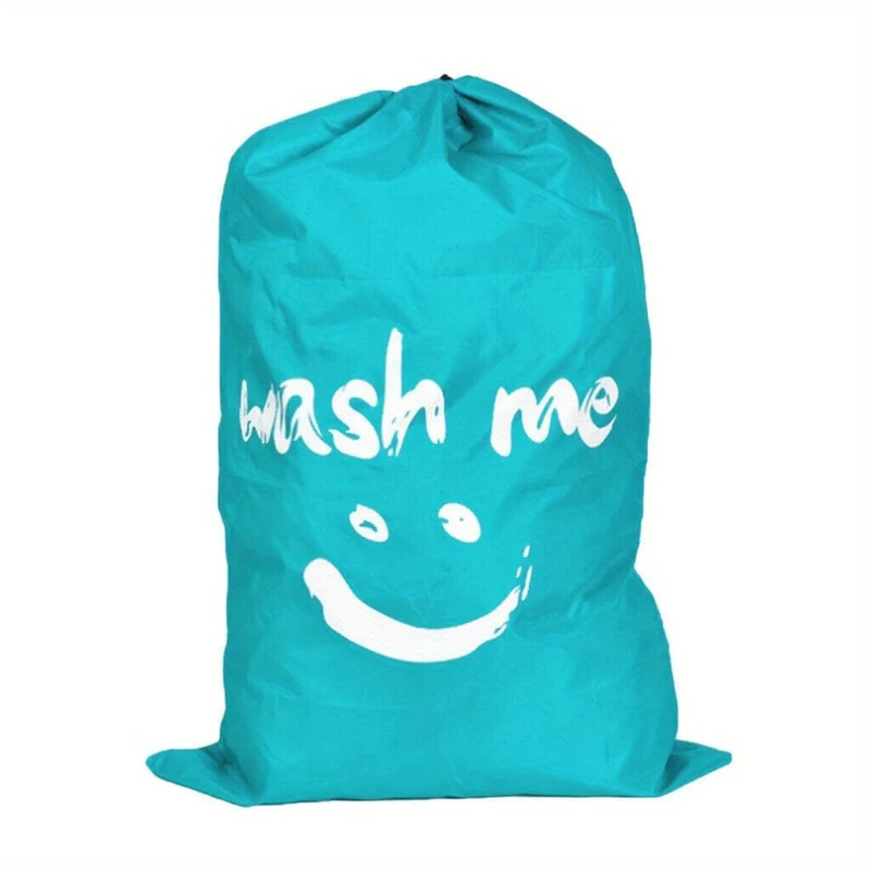 1 Stück maschinenwaschbarer Reise-Wäschesack – Schmutzwäsche-Organizer aus Nylongewebe mit zylindrischem Design und Kordelzugverschluss – einfache Passform für Wäschekorb oder Korb – perfekt für den Wäschebedarf unterwegs