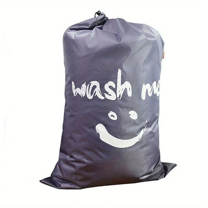1 Stück maschinenwaschbarer Reise-Wäschesack – Schmutzwäsche-Organizer aus Nylongewebe mit zylindrischem Design und Kordelzugverschluss – einfache Passform für Wäschekorb oder Korb – perfekt für den Wäschebedarf unterwegs