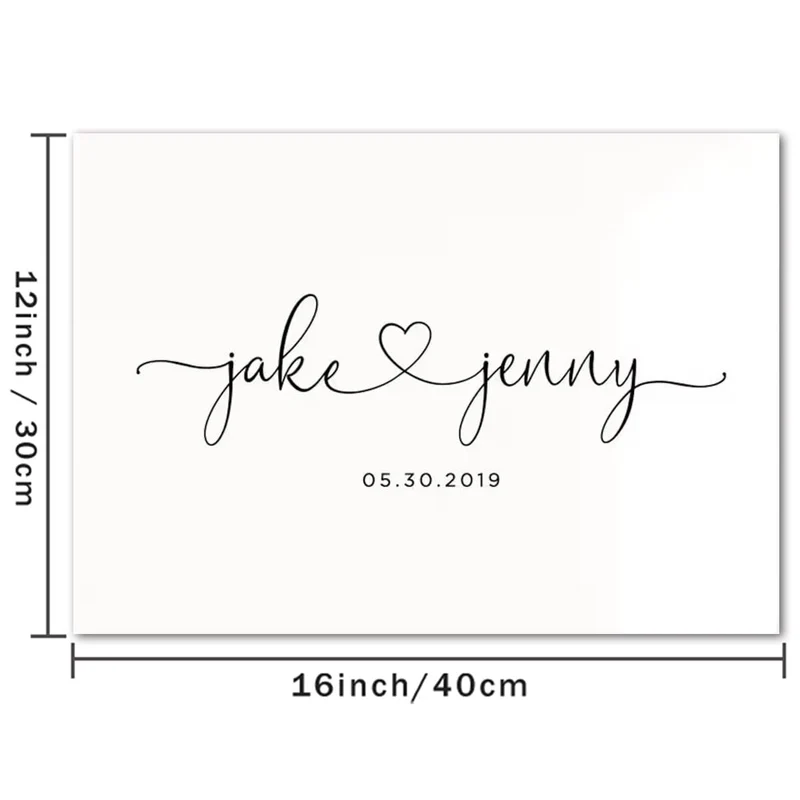 1 Stück personalisiertes Liebhaber-Wandkunst-Leinwandposter für die Inneneinrichtung, individuelles Paar-Poster, Leinwanddrucke für Wohnzimmer, Schlafzimmer, Küche, Büro, Café, Dekor, perfektes Geschenk und Dekoration, Weihnachtsgeschenk, Muttertagsgeschenk