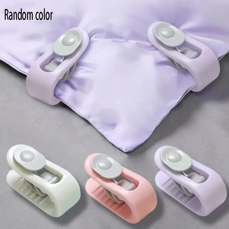 4/8-teiliger Quilt-Fixierer und rutschfester Bettlaken-Clip, Bettdeckenbezug-Clip und rutschfester Bettdecken-Clip, verhindern das Wackeln Ihres Bettbezugs, damit Sie eine schöne Nacht haben