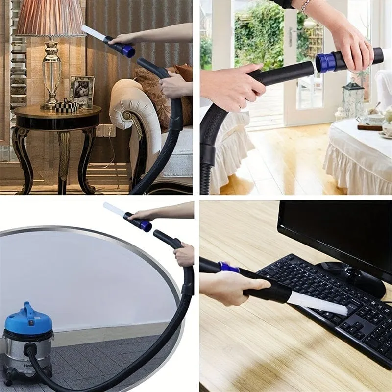 1-teiliger Universal-Staubsauger mit Staubsaugeraufsatz – kleines Werkzeug zum Entfernen von Bürstenschläuchen für die Reinigung zu Hause und im Auto – flexibel und einfach zu verwenden mit mehreren Aufsätzen
