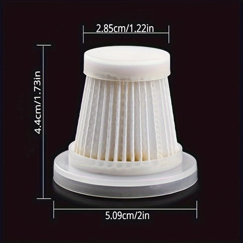 2/3/5 Stück Auto-Staubsauger-Filter, kabelloser Staubsauger, waschbarer Filter, Mehrweg-Filterelement, Handstaubsauger-Zubehör