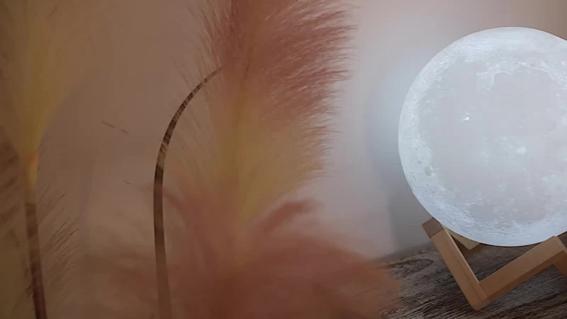 1 Stück Mondlampe mit Timing, wiederaufladbar, buntes 3D-Mond-Nachtlicht, Weihnachten, Geburtstag, Neujahr, Valentinstagsgeschenke, weiße Elefantengeschenke, Geschenke für Männer, Frauen, Mütter, Mädchen, Fernbedienung, Touch-Steuerung, Durchmesser 11.94 cm
