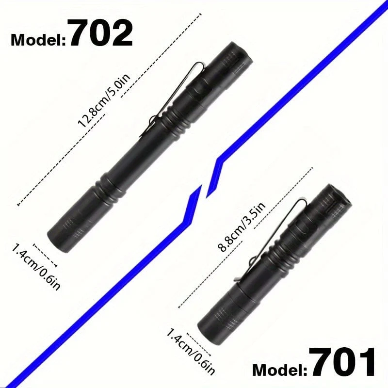 1/2 Stück 395 nm UV-Schwarzlicht-Taschenlampe, kleine tragbare Taschen-Stiftlichter für Leckagen, Haustierurin, Hotelinspektion, Trockenflecken- und Farbstoffdetektor, ultraviolette unsichtbare Tintenfackel, Erz-Geldskorpion-Erkennungslampe