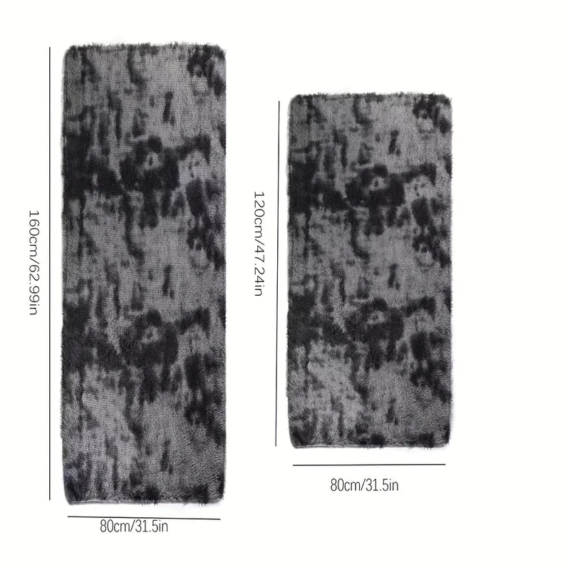 1 Stück Batik-Plüsch-weicher Innenteppich, moderner Luxus-Plüschteppich, wasserabsorbierend, rutschfest und schmutzabweisend, geeignet für Wohn- und Schlafzimmerbereiche, Heimdekoration, Teppiche