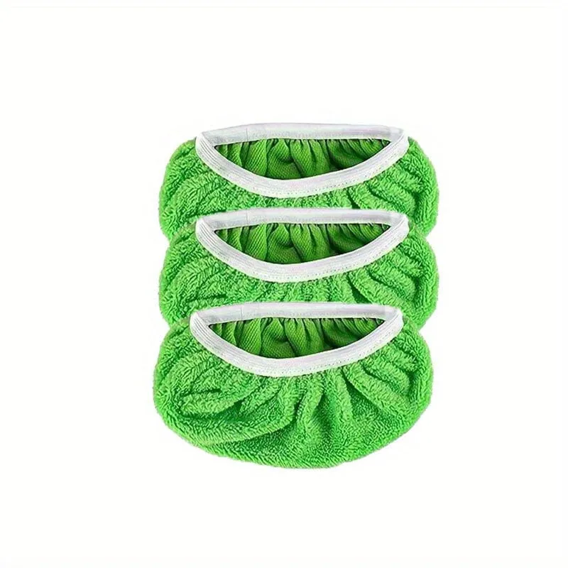 3 Stück, Mikrofaser-Reinigungsmopp-Ersatzpad, flaches Bodenwischtuch, waschbares und langlebiges Ersatz-Mopptuch, Nass- und Trockengebrauch, leicht zu reinigen, Reinigungsmittel, Schulanfangsbedarf