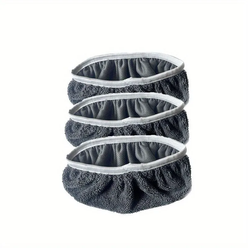 3 Stück, Mikrofaser-Reinigungsmopp-Ersatzpad, flaches Bodenwischtuch, waschbares und langlebiges Ersatz-Mopptuch, Nass- und Trockengebrauch, leicht zu reinigen, Reinigungsmittel, Schulanfangsbedarf