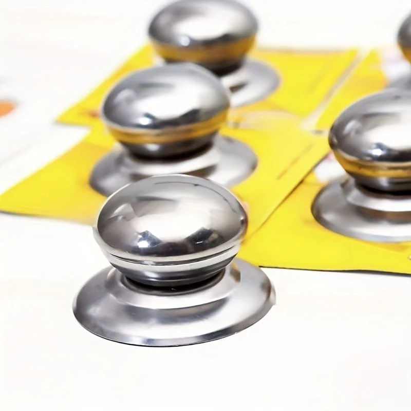 1 Stück Werten Sie Ihre Küche mit universellen Topfdeckelgriffen aus Edelstahl auf!