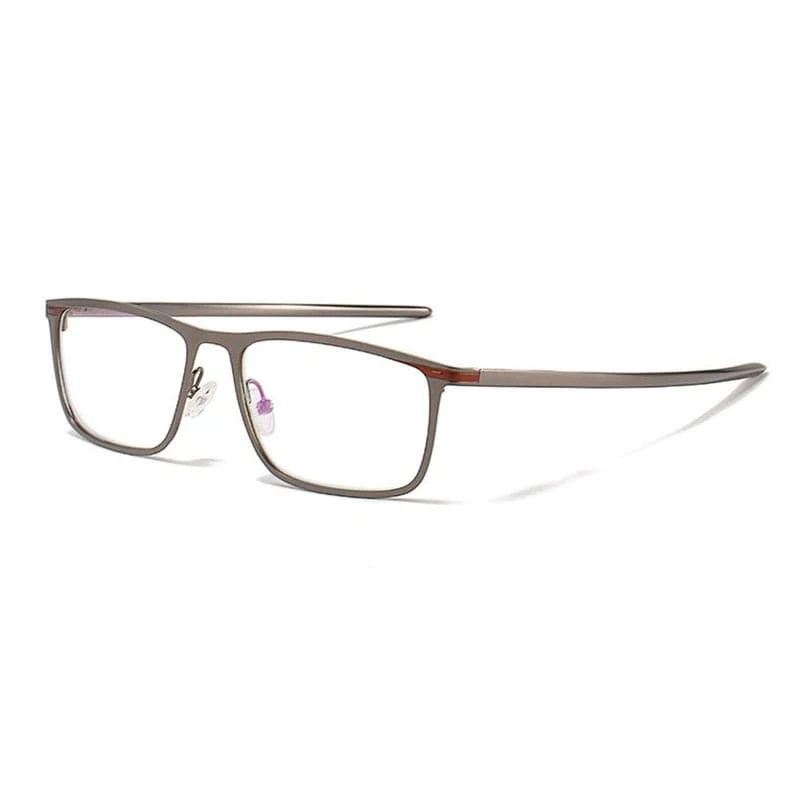 Mode Hochwertige Legierung Männer Brillengestell Optische Brillen Vollrand Business und Sportlich Bequem UV400