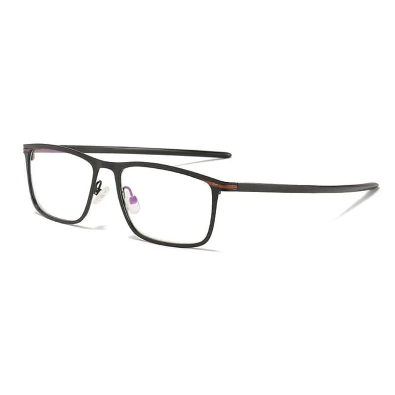 Mode Hochwertige Legierung Männer Brillengestell Optische Brillen Vollrand Business und Sportlich Bequem UV400