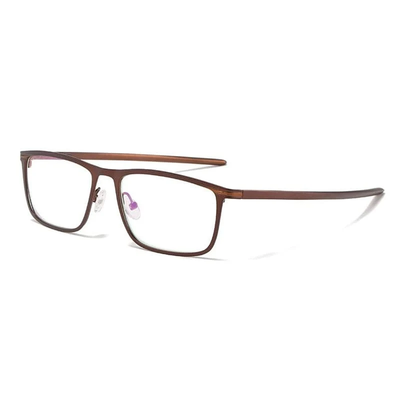 Mode Hochwertige Legierung Männer Brillengestell Optische Brillen Vollrand Business und Sportlich Bequem UV400