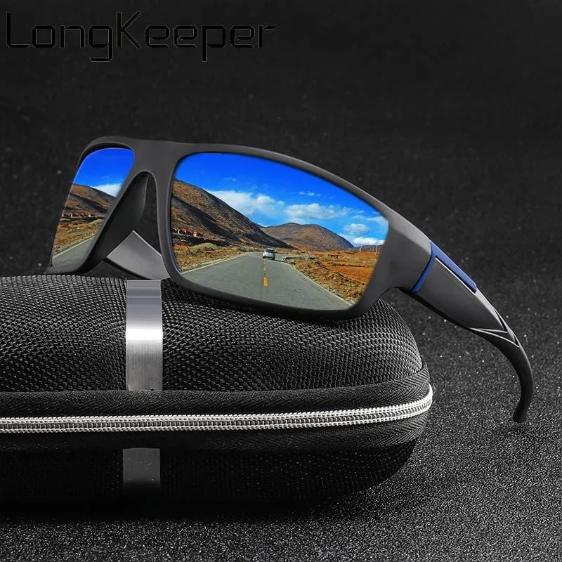 Mode Polarisierte Sonnenbrille Männer Frauen Markendesign Klassische Quadratische Sonnenbrille Fahrer Shades Männliche Vintage Spiegelbrille UV400