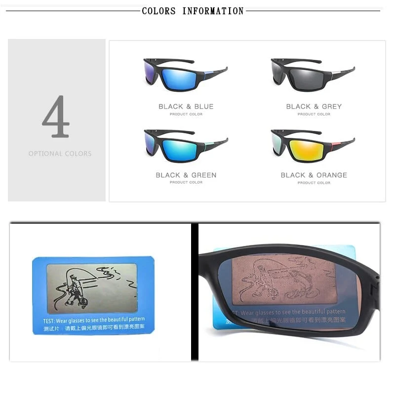 Mode Polarisierte Sonnenbrille Männer Frauen Markendesign Klassische Quadratische Sonnenbrille Fahrer Shades Männliche Vintage Spiegelbrille UV400