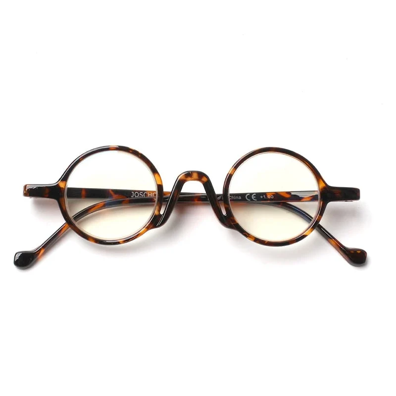 Runde Lesebrille im Retro-Stil mit Blaulichtblockierung, kleine, bequeme Lesebrille für Damen und Herren