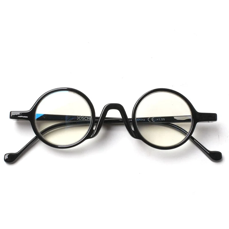 Runde Lesebrille im Retro-Stil mit Blaulichtblockierung, kleine, bequeme Lesebrille für Damen und Herren