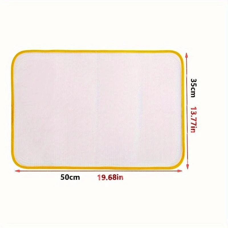 1 Stück Mesh-Bügelbrettbezug, hochtemperaturbeständiges Kleidungstuch, wärmeisolierendes Bügelnetz, Haushalts-Mesh-Tuch, Bügelunterlage, Bügelnetz, wärmeisolierende Kleidungsunterlage, Farbe zufällig