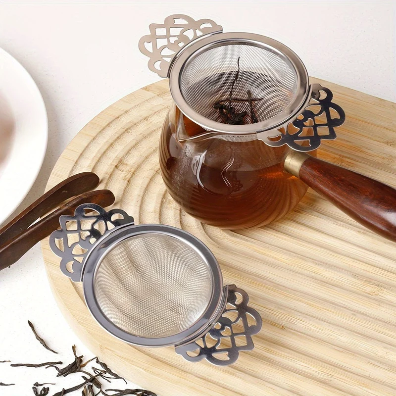 1 Stück, Teesieb, Teesieb, Mesh-Tee-Ei, Premium-Teefilter, 304-Edelstahl-Mesh-Teesieb mit Spitze, Offee-Filter, Mesh-Teefilter, kreativer Tee-Trenner, Teegeschirr, Küchenzubehör