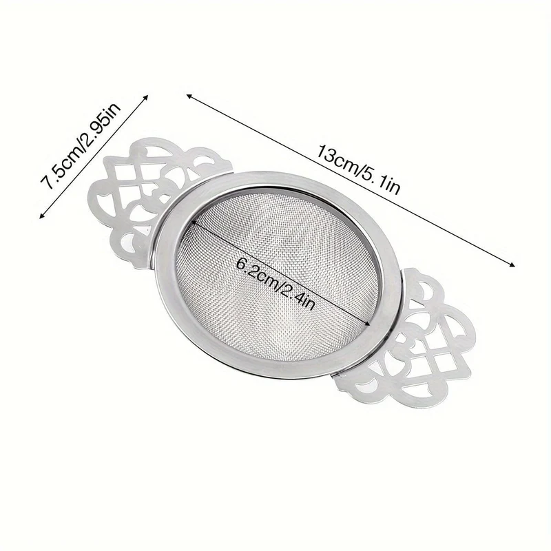 1 Stück, Teesieb, Teesieb, Mesh-Tee-Ei, Premium-Teefilter, 304-Edelstahl-Mesh-Teesieb mit Spitze, Offee-Filter, Mesh-Teefilter, kreativer Tee-Trenner, Teegeschirr, Küchenzubehör