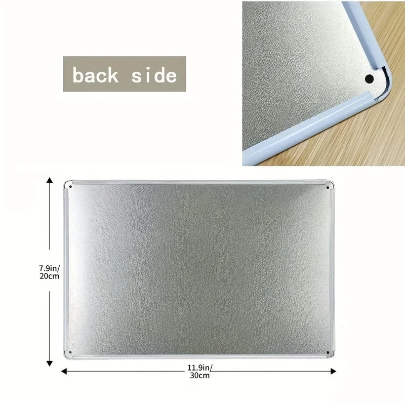1 Stück, Vintage-Metallblechschild für Schwimmbad, Hinterhof, Bar – 8 x 12 cm, Wandkunst für Zuhause, Restaurant, Café, Garage – wasser- und staubdicht