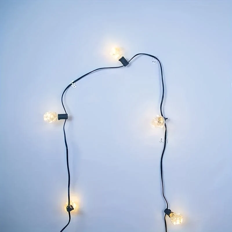 6/21 Stück, Ornament-Haken, starke, abnehmbare, markierungsfreie dekorative Lichtdrahthaken, Mini-Klebehaken, Küchenwandhaken, Mini-Lichtclip für den Innenbereich, vielseitig einsetzbar, Szenendekoration, Raumdekoration, Heimdekoration, Urlaubsparty-Dekoration,