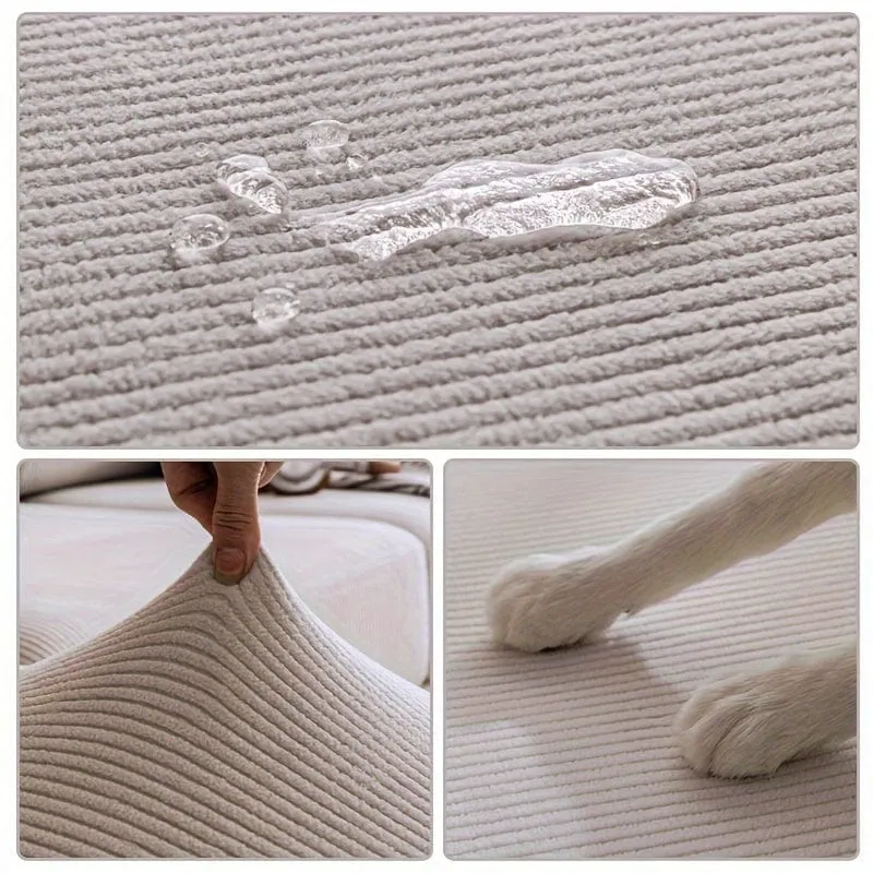 1 Stück wasserdichter, elastischer Vier-Jahreszeiten-Universal-Stretch-Sofabezug, schlichter, moderner, rutschfester Sofabezug, Wohnzimmer-Sofaschutz, Couchbezug, geeignet für Büro- und Heimdekoration