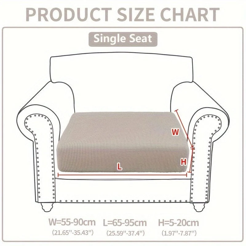 1 Stück wasserdichter, elastischer Vier-Jahreszeiten-Universal-Stretch-Sofabezug, schlichter, moderner, rutschfester Sofabezug, Wohnzimmer-Sofaschutz, Couchbezug, geeignet für Büro- und Heimdekoration