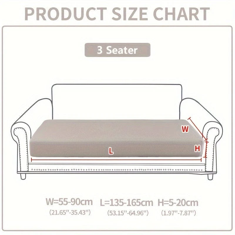1 Stück wasserdichter, elastischer Vier-Jahreszeiten-Universal-Stretch-Sofabezug, schlichter, moderner, rutschfester Sofabezug, Wohnzimmer-Sofaschutz, Couchbezug, geeignet für Büro- und Heimdekoration