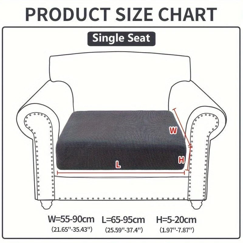 1 Stück wasserdichter, elastischer Vier-Jahreszeiten-Universal-Stretch-Sofabezug, schlichter, moderner, rutschfester Sofabezug, Wohnzimmer-Sofaschutz, Couchbezug, geeignet für Büro- und Heimdekoration