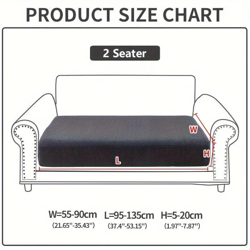 1 Stück wasserdichter, elastischer Vier-Jahreszeiten-Universal-Stretch-Sofabezug, schlichter, moderner, rutschfester Sofabezug, Wohnzimmer-Sofaschutz, Couchbezug, geeignet für Büro- und Heimdekoration
