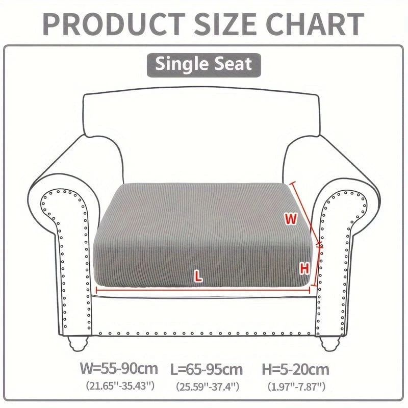 1 Stück wasserdichter, elastischer Vier-Jahreszeiten-Universal-Stretch-Sofabezug, schlichter, moderner, rutschfester Sofabezug, Wohnzimmer-Sofaschutz, Couchbezug, geeignet für Büro- und Heimdekoration