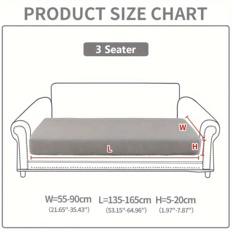 1 Stück wasserdichter, elastischer Vier-Jahreszeiten-Universal-Stretch-Sofabezug, schlichter, moderner, rutschfester Sofabezug, Wohnzimmer-Sofaschutz, Couchbezug, geeignet für Büro- und Heimdekoration