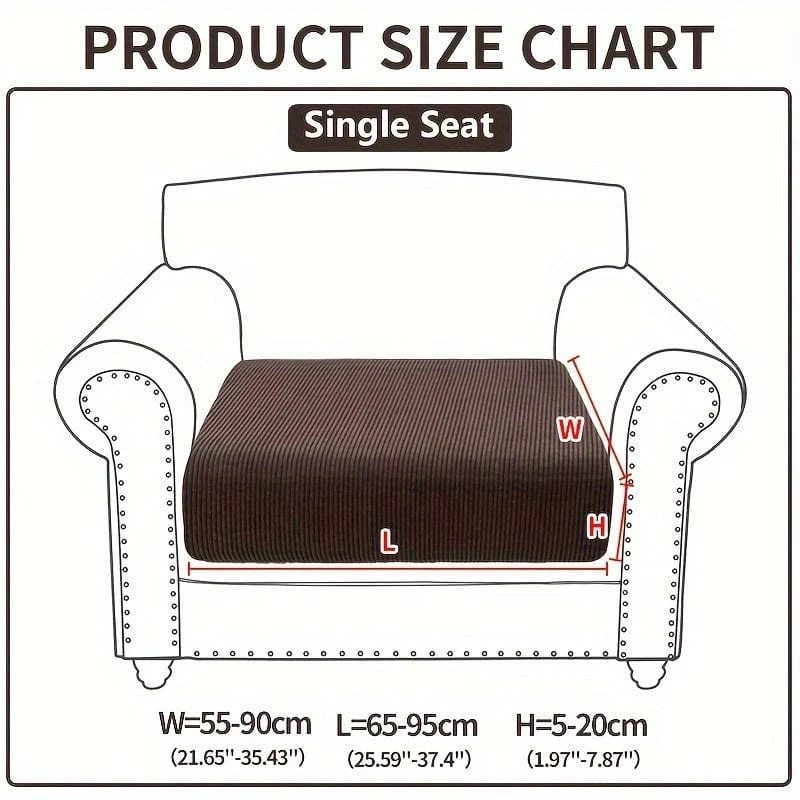 1 Stück wasserdichter, elastischer Vier-Jahreszeiten-Universal-Stretch-Sofabezug, schlichter, moderner, rutschfester Sofabezug, Wohnzimmer-Sofaschutz, Couchbezug, geeignet für Büro- und Heimdekoration