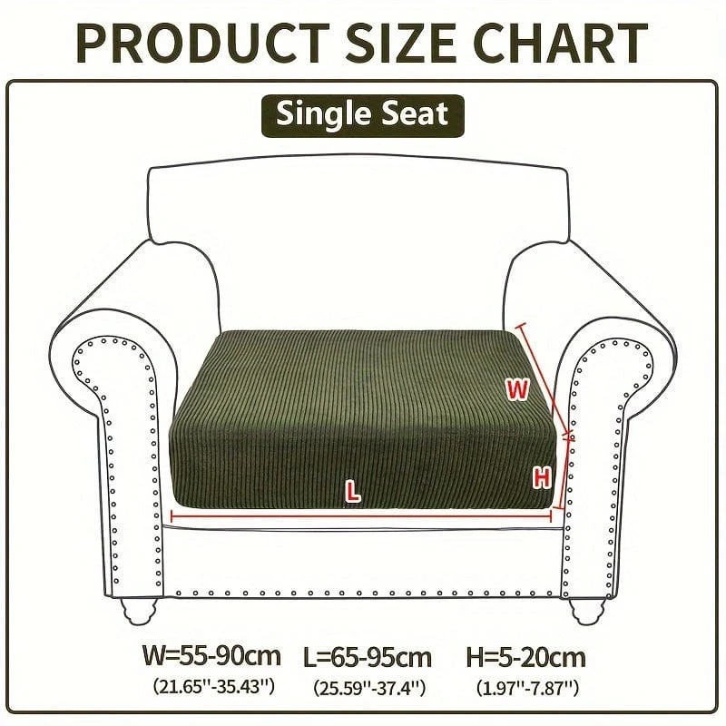 1 Stück wasserdichter, elastischer Vier-Jahreszeiten-Universal-Stretch-Sofabezug, schlichter, moderner, rutschfester Sofabezug, Wohnzimmer-Sofaschutz, Couchbezug, geeignet für Büro- und Heimdekoration