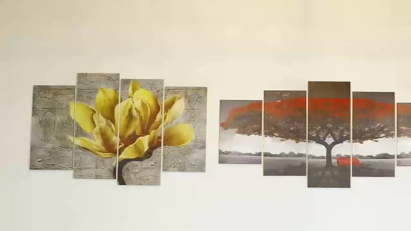 5-teiliges Leinwandposter mit Holzrahmen, religiöse Kunst, Gott-Schöpfer-Leinwandposter, ideales Geschenk für Schlafzimmer, Wohnzimmer, Flur, Wandkunst, Wanddekoration, Winterdeko, Wanddekoration, Raumdekoration