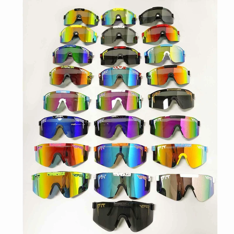 Neue polarisierte Pit Viper Sportbrille Herren Damen Outdoor Sonnenbrille UV400