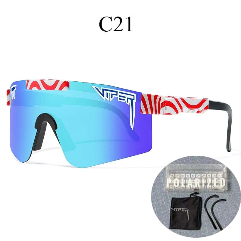 Neue polarisierte Pit Viper Sportbrille Herren Damen Outdoor Sonnenbrille UV400