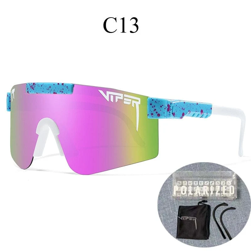 Neue polarisierte Pit Viper Sportbrille Herren Damen Outdoor Sonnenbrille UV400