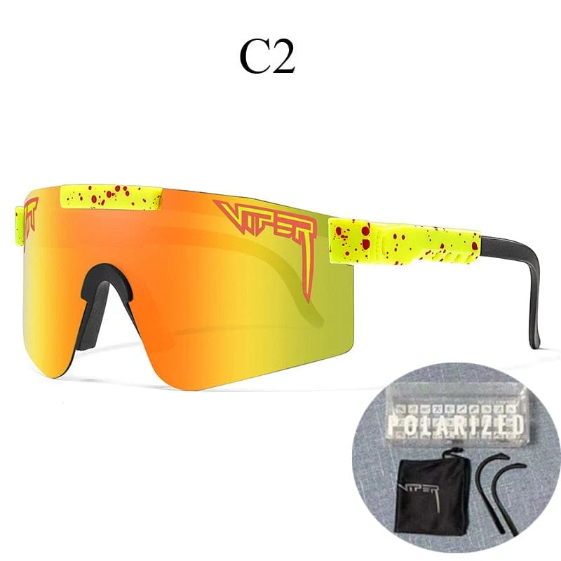 Neue polarisierte Pit Viper Sportbrille Herren Damen Outdoor Sonnenbrille UV400