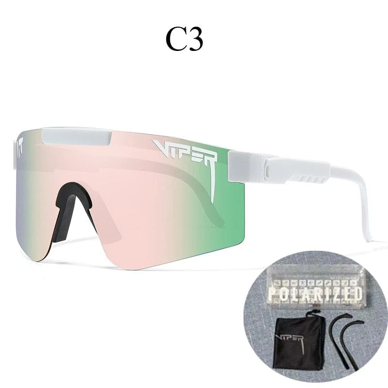 Neue polarisierte Pit Viper Sportbrille Herren Damen Outdoor Sonnenbrille UV400