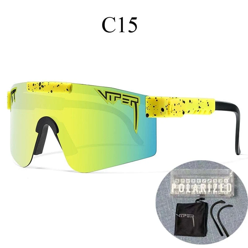 Neue polarisierte Pit Viper Sportbrille Herren Damen Outdoor Sonnenbrille UV400