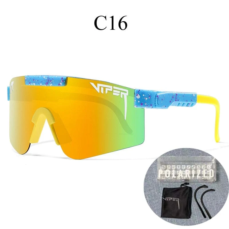 Neue polarisierte Pit Viper Sportbrille Herren Damen Outdoor Sonnenbrille UV400