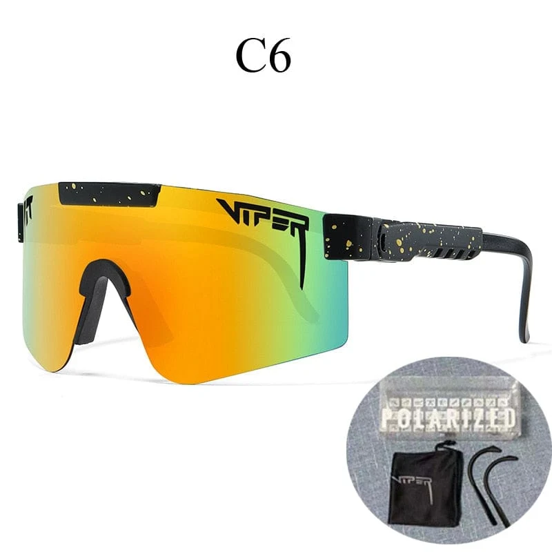 Neue polarisierte Pit Viper Sportbrille Herren Damen Outdoor Sonnenbrille UV400